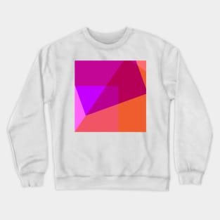 Cubist Block Pattern Crewneck Sweatshirt